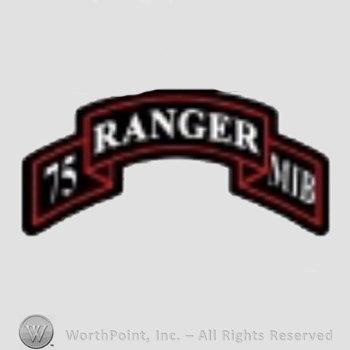 US Army Shoulder Sleeve Insignia: 75th Ranger Regiment.