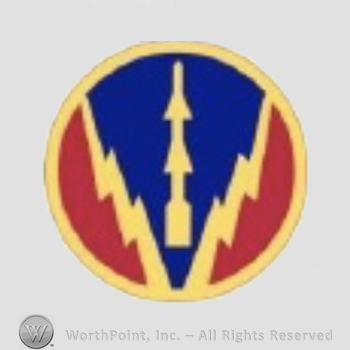 US Army Shoulder Sleeve Insignia: Air Defense Artillery Center and School.