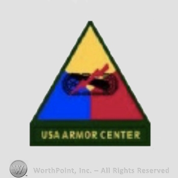 US Army Shoulder Sleeve Insignia: Armor Center.