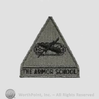 US Army Shoulder Sleeve Insignia: Armor School.