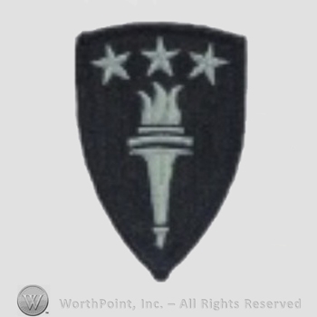 US Army Shoulder Sleeve Insignia: Army War College.