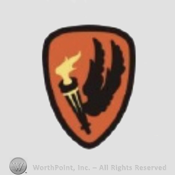 US Army Shoulder Sleeve Insignia: Aviatin Center and School.