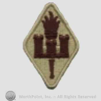 US Army Shoulder Sleeve Insignia: Engineer Center and Fort Leonard Wood and School