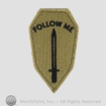 US Army Shoulder Sleeve Insignia: Infantry School.