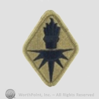 US Army Shoulder Sleeve Insignia: Intelligence Center and School.