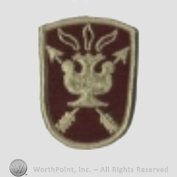 US Army Shoulder Sleeve Insignia: John F. Kennedy Special Warfare Center.