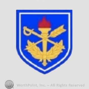 US Army Shoulder Sleeve Insignia: Judge Advocate General's Legal Center and School.