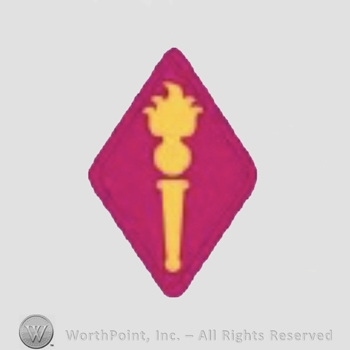 US Army Shoulder Sleeve Insignia: Ordnance School and Center.