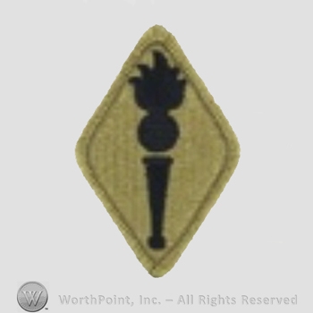 US Army Shoulder Sleeve Insignia: Ordnance School and Center.