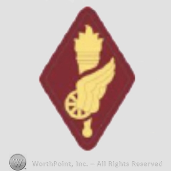 US Army Shoulder Sleeve Insignia: Transportation Center and School.