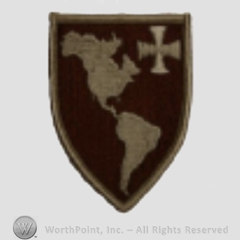 US Army Shoulder Sleeve Insignia: Western Hemisphere Institute for Security Cooperation.
