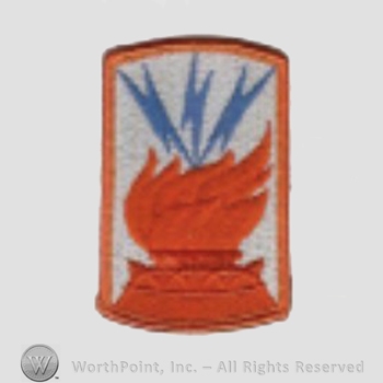 US Army Shoulder Sleeve Insignia: 187th Signal Brigade.