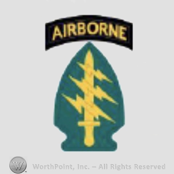 US Army Shoulder Sleeve Insignia: Special Forces Group (Airborne).