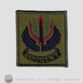 US Army Shoulder Sleeve Insignia: Special Operations Command, Central.