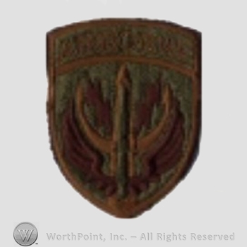 US Army Shoulder Sleeve Insignia: Special Operations Command, Central.