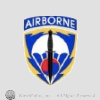 US Army Shoulder Sleeve Insignia: Special Operations Command, Korea.