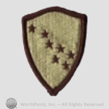 US Army Shoulder Sleeve Insignia: Alaska State Area Command.