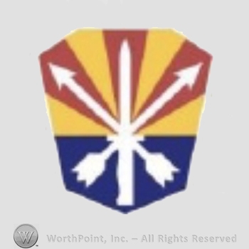 US Army Shoulder Sleeve Insignia: Arizona State Area Command.