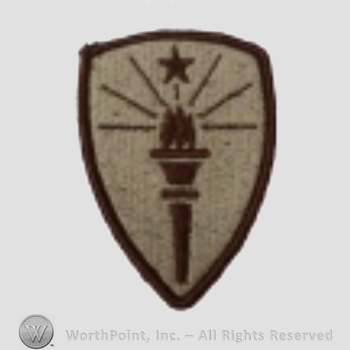 US Army Shoulder Sleeve Insignia: Indiana State Area Command.