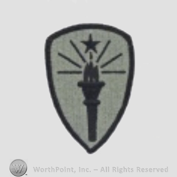 US Army Shoulder Sleeve Insignia: Indiana State Area Command.