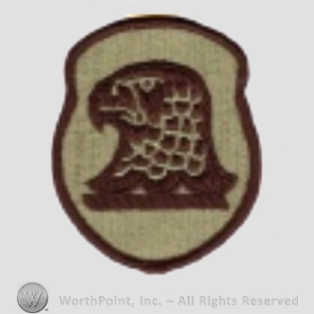US Army Shoulder Sleeve Insignia: Iowa State Area Command.