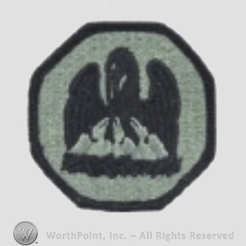 US Army Shoulder Sleeve Insignia: Louisiana State Area Command.