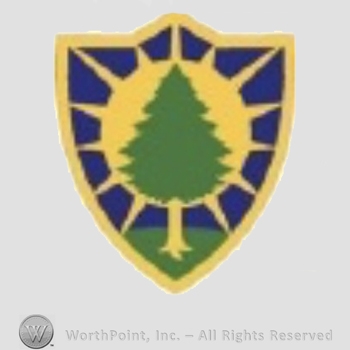 US Army Shoulder Sleeve Insignia: Maine State Area Command.