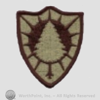 US Army Shoulder Sleeve Insignia: Maine State Area Command.