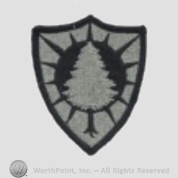US Army Shoulder Sleeve Insignia: Maine State Area Command.