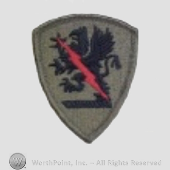 US Army Shoulder Sleeve Insignia: Michigan Volunteer Defense Force.