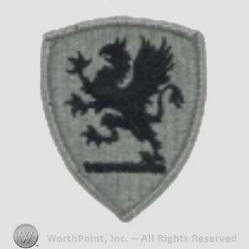 US Army Shoulder Sleeve Insignia: Michigan State Area Command.