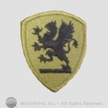 US Army Shoulder Sleeve Insignia: Michigan State Area Command.