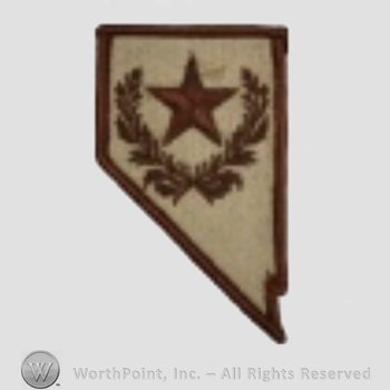 US Army Shoulder Sleeve Insignia: Nevada State Area Command.