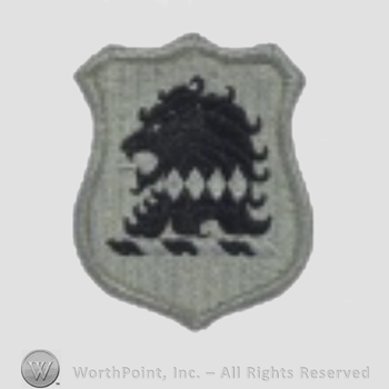 US Army Shoulder Sleeve Insignia: New Jersey State Area Command.