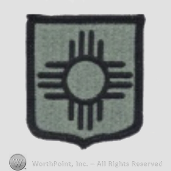 US Army Shoulder Sleeve Insignia: Mexico Area Command.
