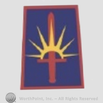 US Army Shoulder Sleeve Insignia: New York Area Command.