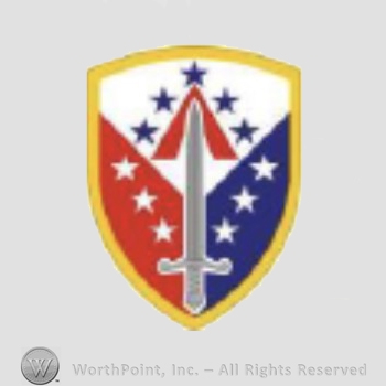 US Army Shoulder Sleeve Insignia: 410th  Support Brigade.