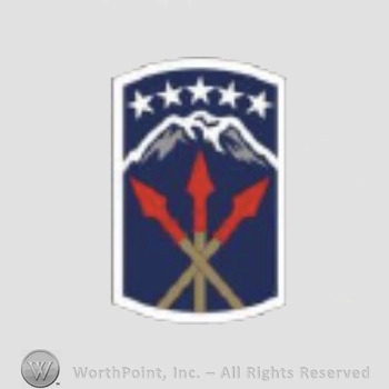 US Army Shoulder Sleeve Insignia: 593th Sustainment Brigade.