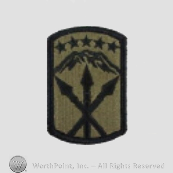 US Army Shoulder Sleeve Insignia: 593th Sustainment Brigade.
