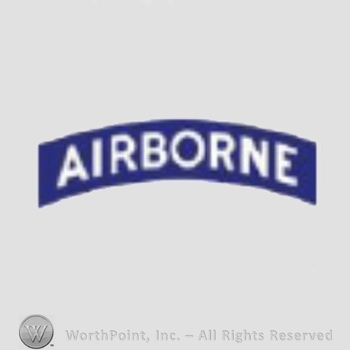 US Army Shoulder Sleeve Insignia: Airborne Tab.