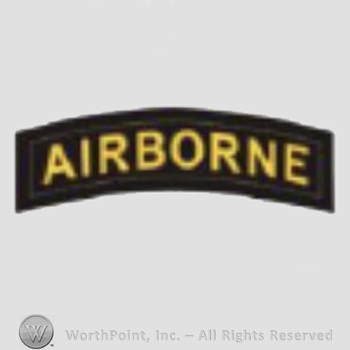 US Army Shoulder Sleeve Insignia: Airborne Tab.