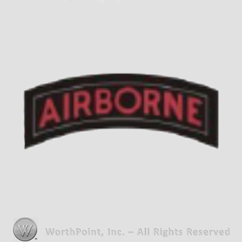 US Army Shoulder Sleeve Insignia: Airborne Tab.
