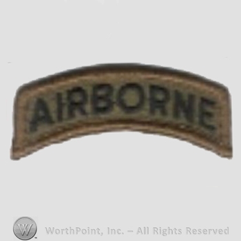 US Army Shoulder Sleeve Insignia: Airborne Tab.
