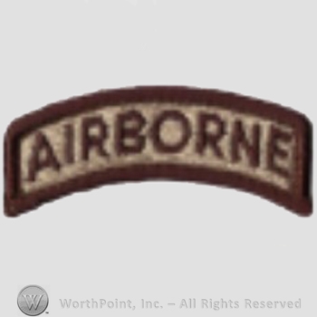 US Army Shoulder Sleeve Insignia: Airborne Tab.