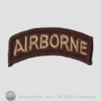 US Army Shoulder Sleeve Insignia: Airborne Tab.