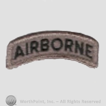 US Army Shoulder Sleeve Insignia: Airborne Tab.