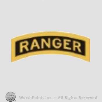 US Army Shoulder Sleeve Insignia: Ranger Tab.