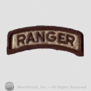 US Army Shoulder Sleeve Insignia: Ranger Tab.