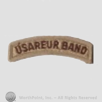 US Army Shoulder Sleeve Insignia: USAREUR Band.