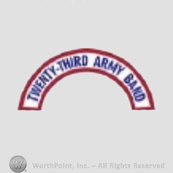US Army Shoulder Sleeve Insignia: 23rd Army Band Tab.